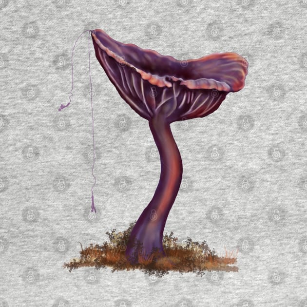 Bungee Jumping off Amethyst Deceiver Mushroom by H. R. Sinclair